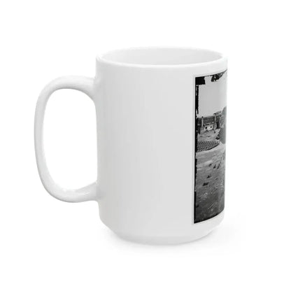 Charleston, S.C. Interior Of Fort Sumter, With Gabion Reinforcements (U.S. Civil War) White Coffee Mug - Go Mug Yourself