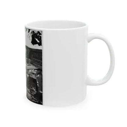 Charleston, S.C. Interior Of Fort Sumter, With Gabion Reinforcements (U.S. Civil War) White Coffee Mug - Go Mug Yourself