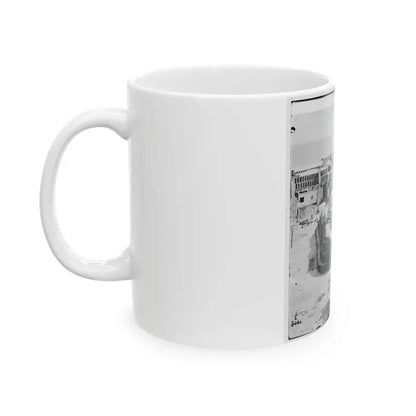 Charleston, S.C. Interior Of Fort Sumter With Gabions; Another View (U.S. Civil War) White Coffee Mug - Go Mug Yourself