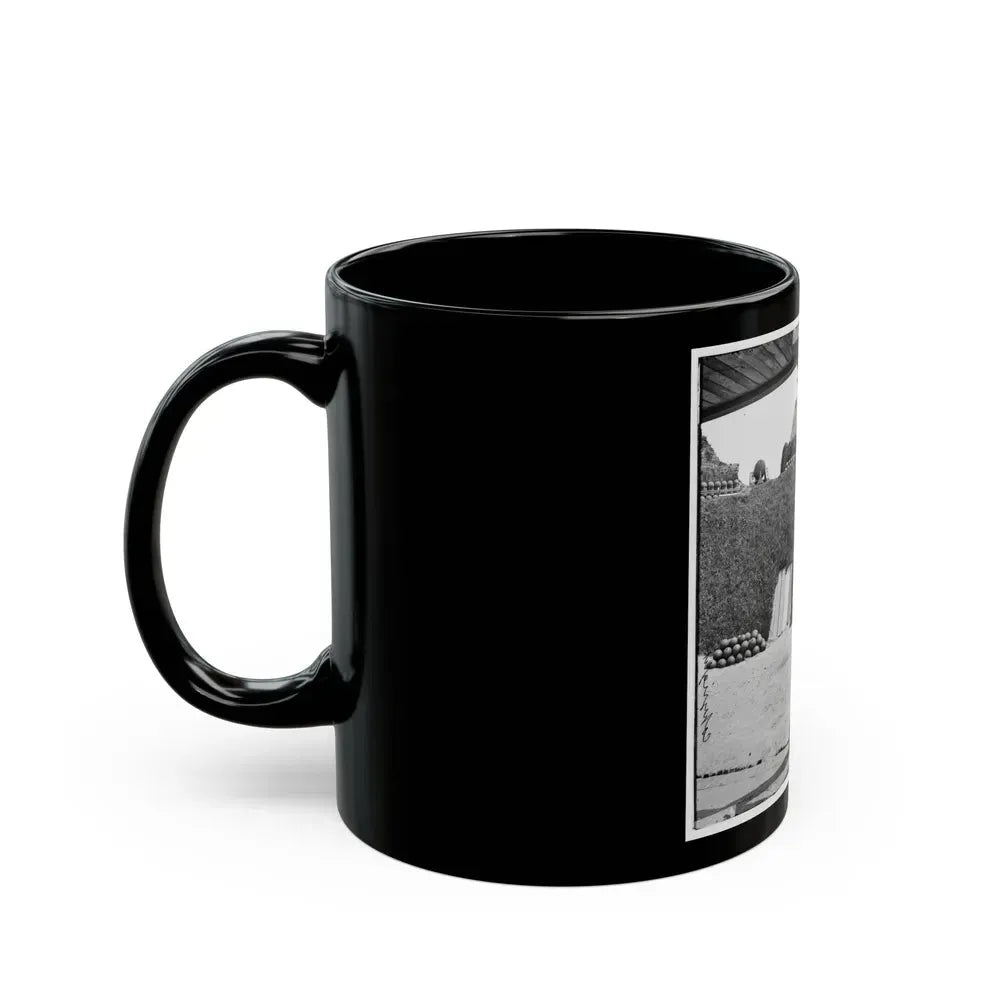 Charleston, S.C. Interior View Of Castle Pinckney (U.S. Civil War) Black Coffee Mug - Go Mug Yourself