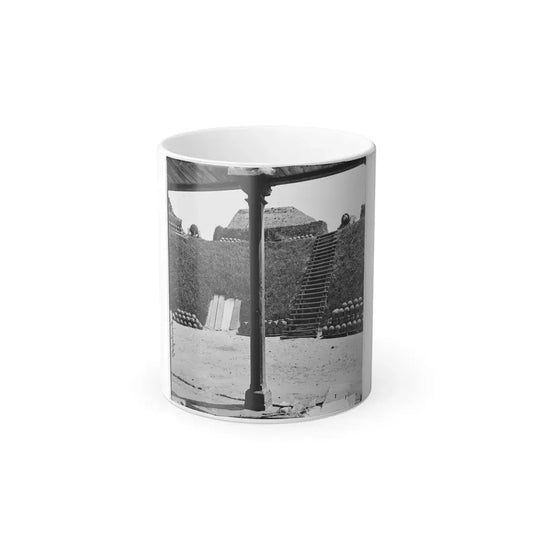 Charleston, S.C. Interior View of Castle Pinckney (U.S. Civil War) Color Changing Coffee Mug 11oz Default Title 11oz - Go Mug Yourself