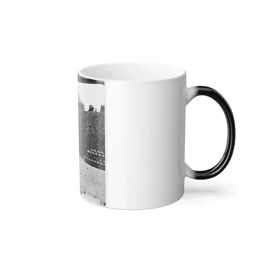 Charleston, S.C. Interior View of Castle Pinckney (U.S. Civil War) Color Changing Coffee Mug 11oz - Go Mug Yourself