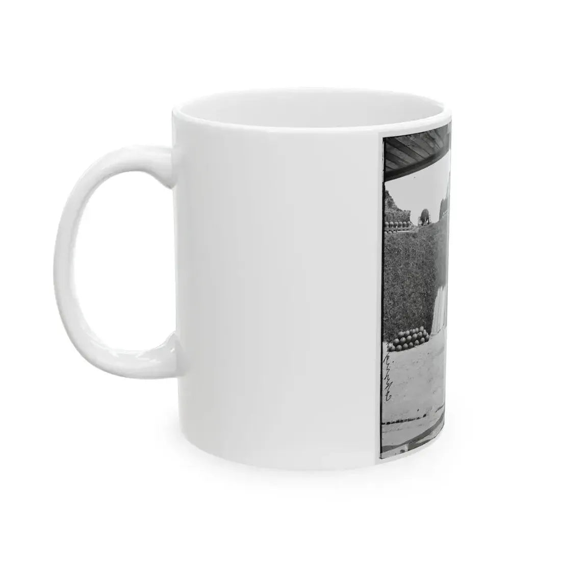 Charleston, S.C. Interior View Of Castle Pinckney (U.S. Civil War) White Coffee Mug - Go Mug Yourself