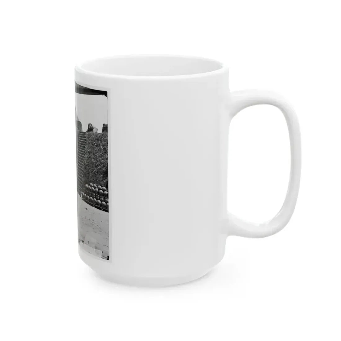 Charleston, S.C. Interior View Of Castle Pinckney (U.S. Civil War) White Coffee Mug - Go Mug Yourself