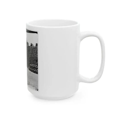 Charleston, S.C. Interior View Of Castle Pinckney (U.S. Civil War) White Coffee Mug - Go Mug Yourself