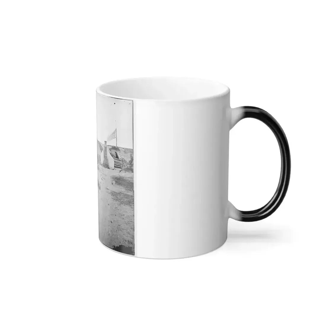 Charleston, S.C. Interior View of Fort Johnson, With Stacks of Shot (U.S. Civil War) Color Changing Coffee Mug 11oz - Go Mug Yourself