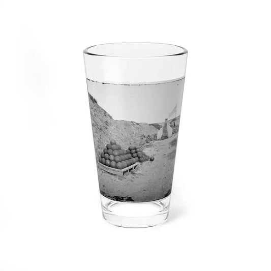 Charleston, S.C. Interior View Of Fort Johnson, With Stacks Of Shot (U.S. Civil War) Pint Glass 16oz 16oz - Go Mug Yourself