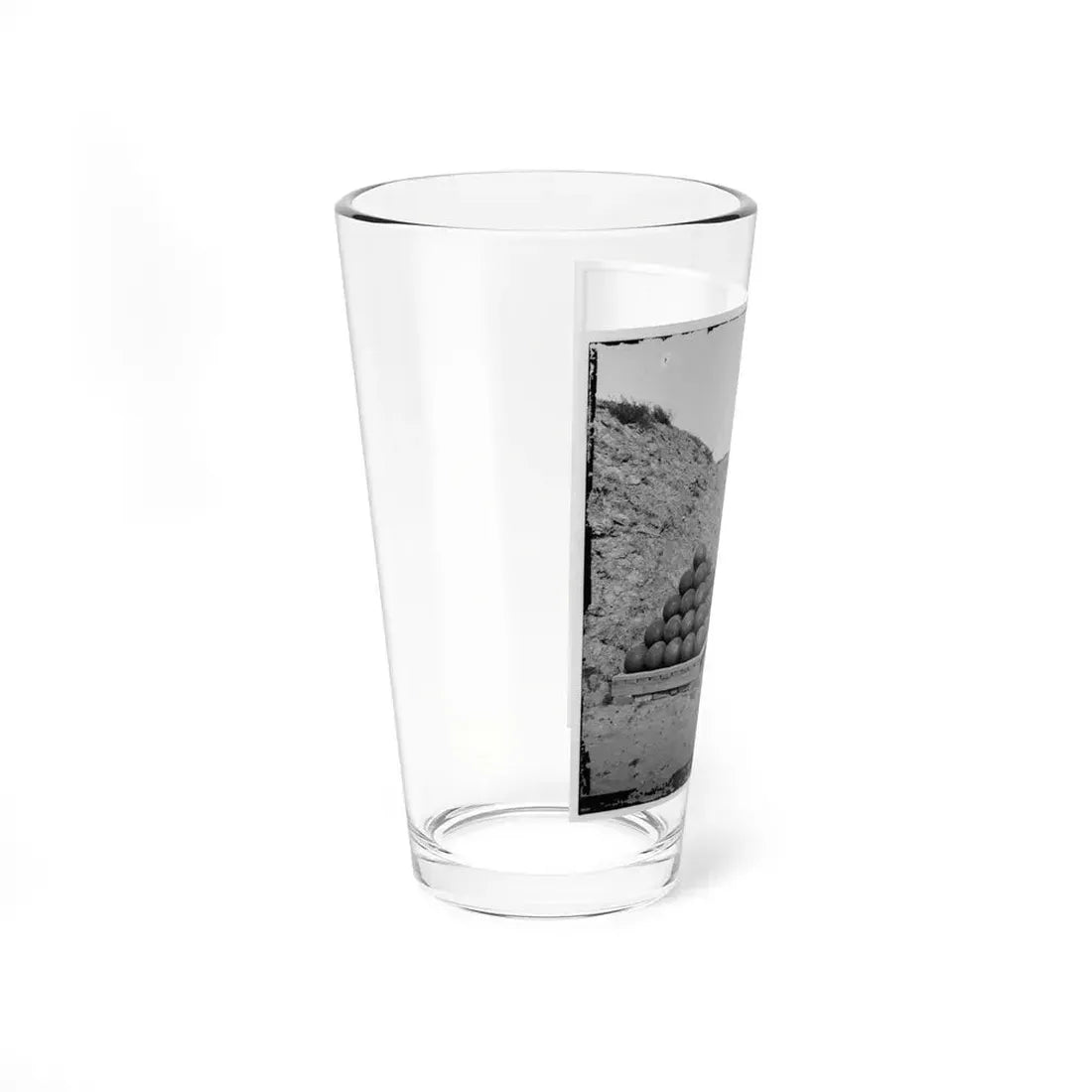 Charleston, S.C. Interior View Of Fort Johnson, With Stacks Of Shot (U.S. Civil War) Pint Glass 16oz - Go Mug Yourself
