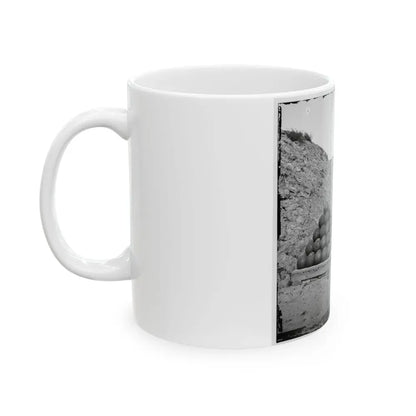 Charleston, S.C. Interior View Of Fort Johnson, With Stacks Of Shot (U.S. Civil War) White Coffee Mug - Go Mug Yourself