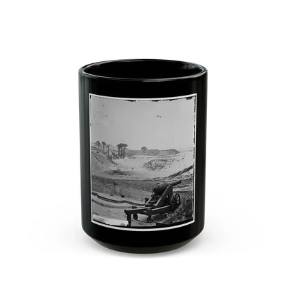 Charleston, S.C. Interior View Of Fort Moultrie, Looking Eastward (U.S. Civil War) Black Coffee Mug 15oz - Go Mug Yourself
