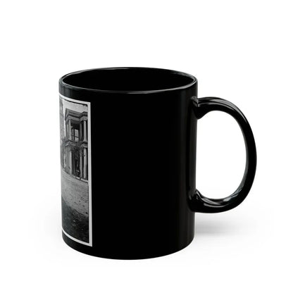 Charleston, S.C. Meeting Street, Near Broad; St. Michael's Church In Middle Distance (U.S. Civil War) Black Coffee Mug - Go Mug Yourself