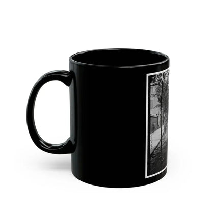 Charleston, S.C. Meeting Street, Near Broad; St. Michael's Church In Middle Distance (U.S. Civil War) Black Coffee Mug - Go Mug Yourself