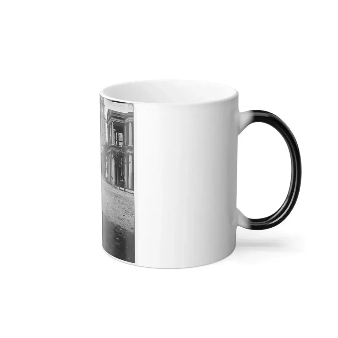 Charleston, S.C. Meeting Street, Near Broad; St. Michael's Church in Middle Distance (U.S. Civil War) Color Changing Coffee Mug 11oz - Go Mug Yourself