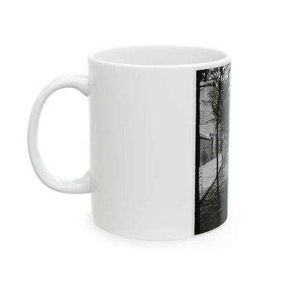 Charleston, S.C. Meeting Street, Near Broad; St. Michael's Church In Middle Distance (U.S. Civil War) White Coffee Mug - Go Mug Yourself