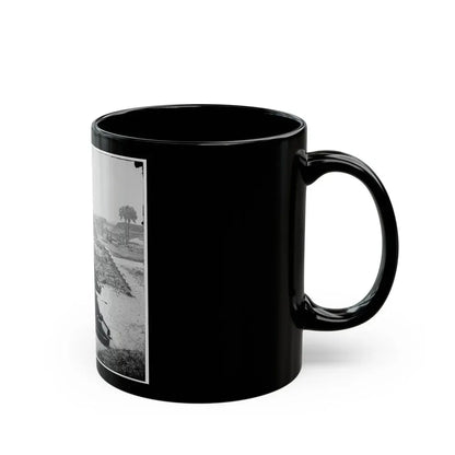 Charleston, S.C. Mortars Inside Fort Moultrie (U.S. Civil War) Black Coffee Mug - Go Mug Yourself