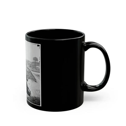Charleston, S.C. Mortars Inside Fort Moultrie (U.S. Civil War) Black Coffee Mug - Go Mug Yourself