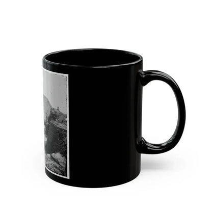 Charleston, S.C. Mounted Gun, Parapet Of Fort Moultrie (U.S. Civil War) Black Coffee Mug - Go Mug Yourself