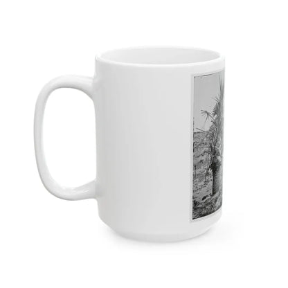 Charleston, S.C. Mounted Gun, Parapet Of Fort Moultrie (U.S. Civil War) White Coffee Mug - Go Mug Yourself