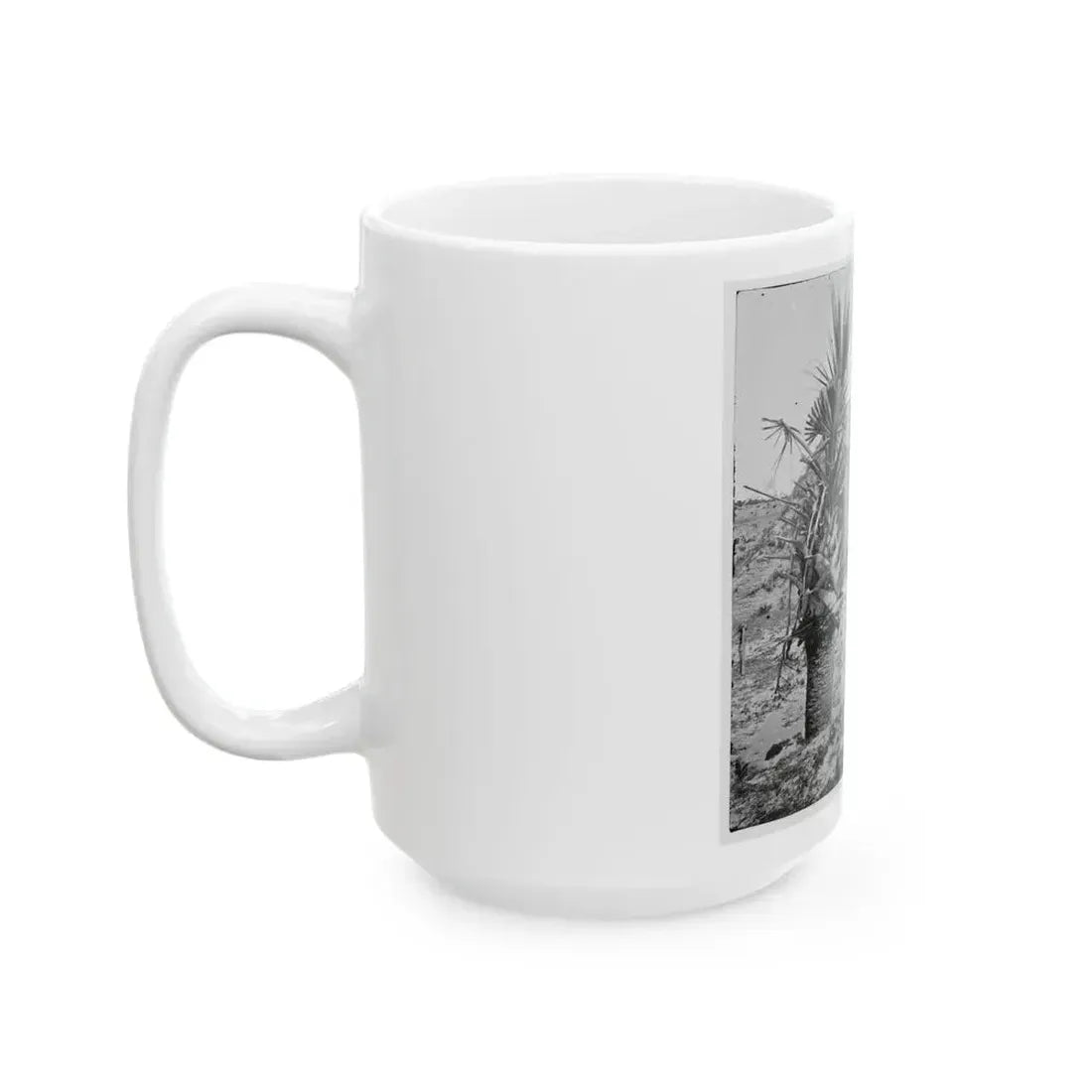Charleston, S.C. Mounted Gun, Parapet Of Fort Moultrie (U.S. Civil War) White Coffee Mug - Go Mug Yourself