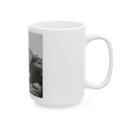 Charleston, S.C. Mounted Gun, Parapet Of Fort Moultrie (U.S. Civil War) White Coffee Mug - Go Mug Yourself