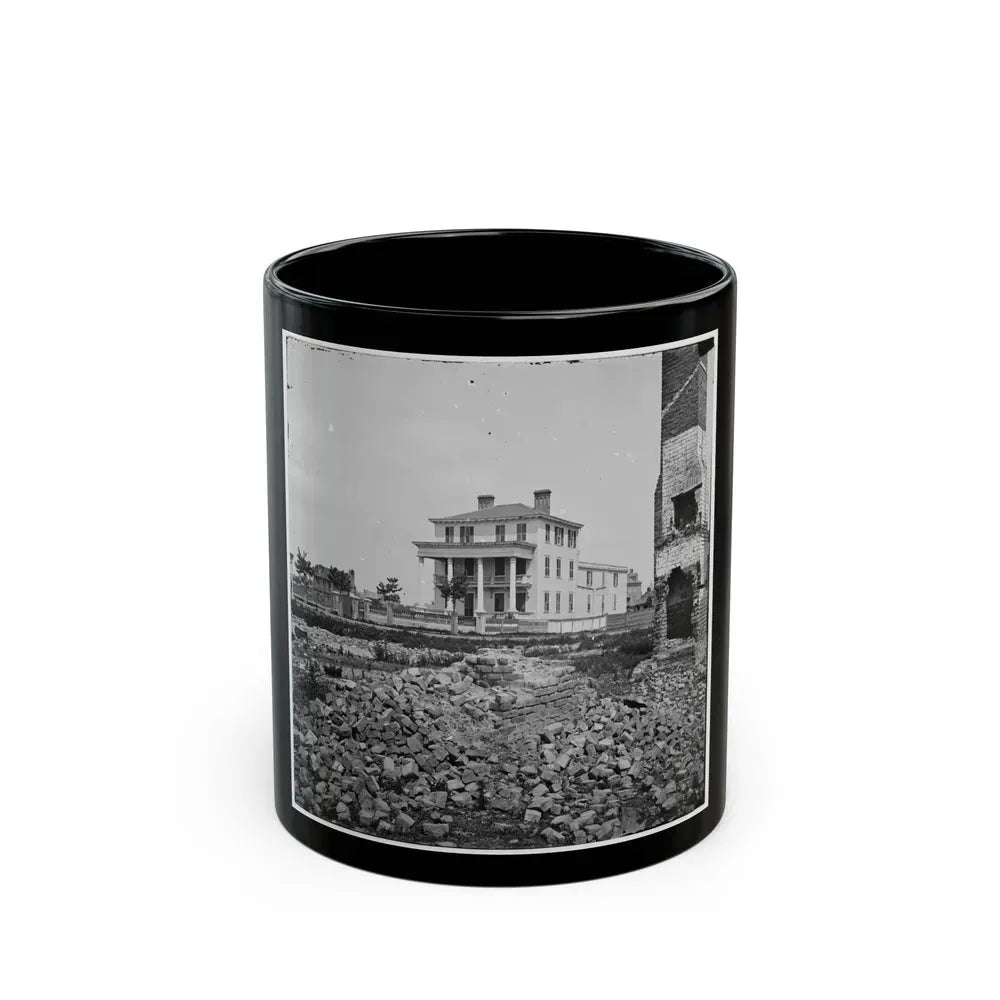 Charleston, S.C. O'connor House (180 Broad Street), In Which Union Officers Were Confined Under Fire (U.S. Civil War) Black Coffee Mug 11oz - Go Mug Yourself