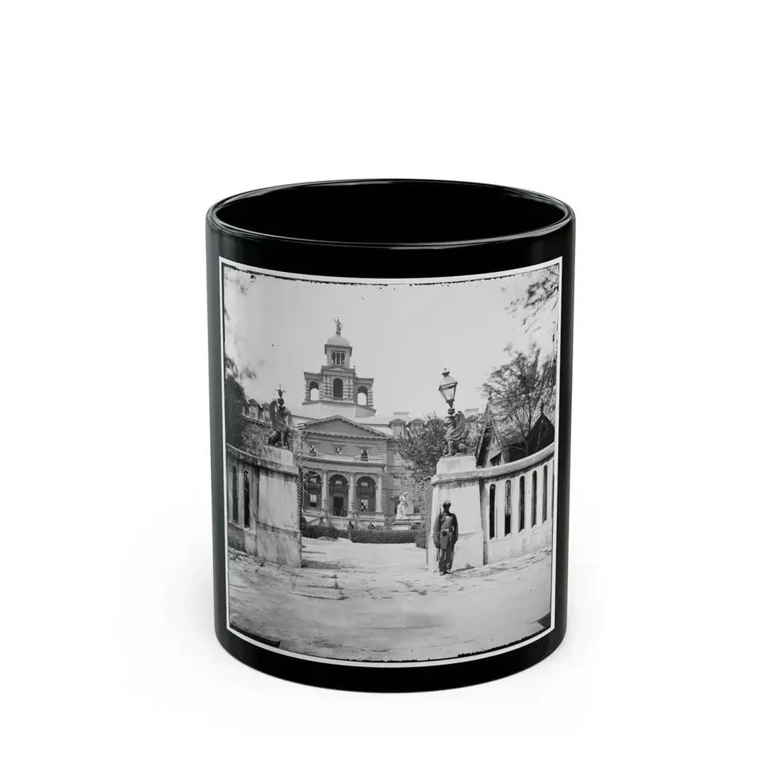 Charleston, S.C. Orphan Asylum (160 Calhoun Street) (U.S. Civil War) Black Coffee Mug 11oz - Go Mug Yourself
