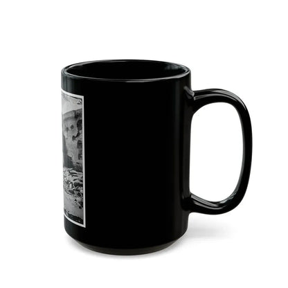 Charleston, S.C. Palmetto Reinforcements On The Channel Side Of Fort Sumter (U.S. Civil War) Black Coffee Mug - Go Mug Yourself