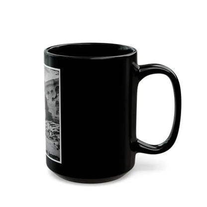 Charleston, S.C. Palmetto Reinforcements On The Channel Side Of Fort Sumter (U.S. Civil War) Black Coffee Mug - Go Mug Yourself