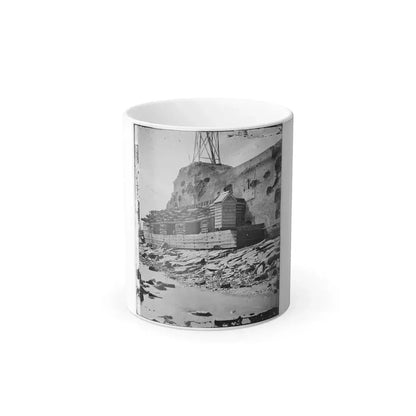 Charleston, S.C. Palmetto Reinforcements on the Channel Side of Fort Sumter (U.S. Civil War) Color Changing Coffee Mug 11oz Default Title 11oz - Go Mug Yourself