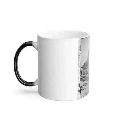 Charleston, S.C. Palmetto Reinforcements on the Channel Side of Fort Sumter (U.S. Civil War) Color Changing Coffee Mug 11oz - Go Mug Yourself