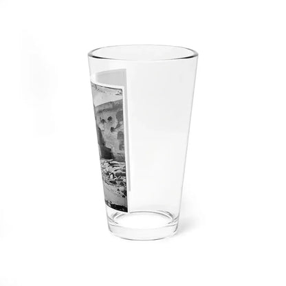 Charleston, S.C. Palmetto Reinforcements On The Channel Side Of Fort Sumter (U.S. Civil War) Pint Glass 16oz - Go Mug Yourself