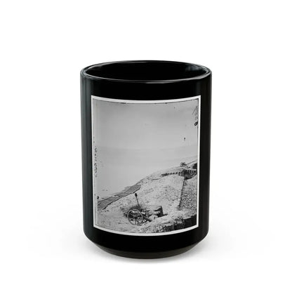 Charleston, S.C. Parapet Of Fort Sumter Looking Toward Morris Island (U.S. Civil War) Black Coffee Mug 15oz - Go Mug Yourself