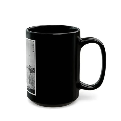 Charleston, S.C. Parapet Of Fort Sumter Looking Toward Morris Island (U.S. Civil War) Black Coffee Mug - Go Mug Yourself