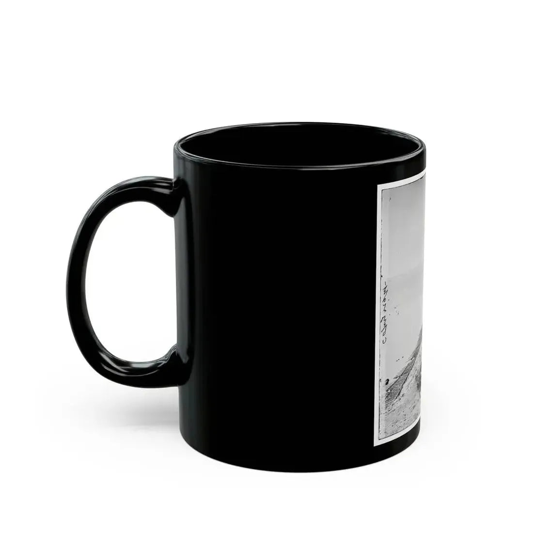 Charleston, S.C. Parapet Of Fort Sumter Looking Toward Morris Island (U.S. Civil War) Black Coffee Mug - Go Mug Yourself