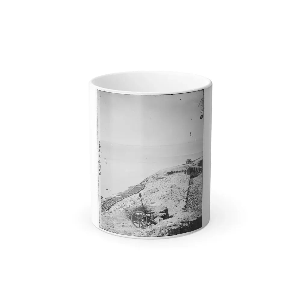 Charleston, S.C. Parapet of Fort Sumter Looking Toward Morris Island (U.S. Civil War) Color Changing Coffee Mug 11oz Default Title 11oz - Go Mug Yourself
