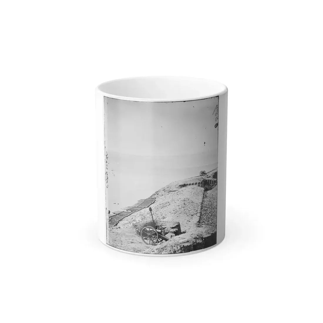 Charleston, S.C. Parapet of Fort Sumter Looking Toward Morris Island (U.S. Civil War) Color Changing Coffee Mug 11oz Default Title 11oz - Go Mug Yourself