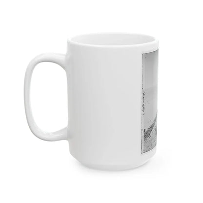 Charleston, S.C. Parapet Of Fort Sumter Looking Toward Morris Island (U.S. Civil War) White Coffee Mug - Go Mug Yourself