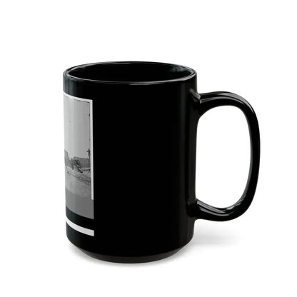 Charleston, S.C. Parapet Of Fort Sumter, With Stacks Of Ammunition (U.S. Civil War) Black Coffee Mug - Go Mug Yourself