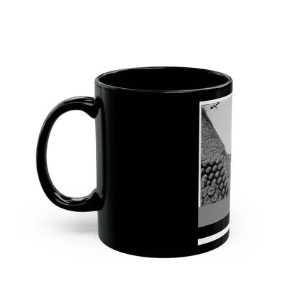Charleston, S.C. Parapet Of Fort Sumter, With Stacks Of Ammunition (U.S. Civil War) Black Coffee Mug - Go Mug Yourself