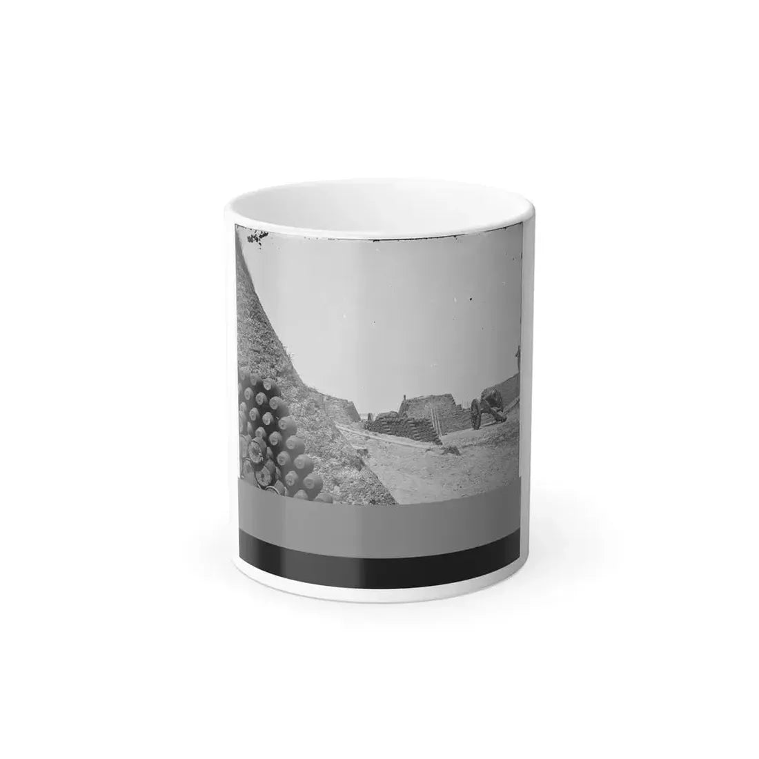Charleston, S.C. Parapet of Fort Sumter, With Stacks of Ammunition (U.S. Civil War) Color Changing Coffee Mug 11oz Default Title 11oz - Go Mug Yourself