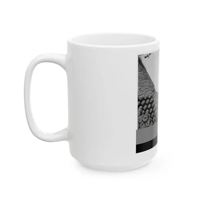 Charleston, S.C. Parapet Of Fort Sumter, With Stacks Of Ammunition (U.S. Civil War) White Coffee Mug - Go Mug Yourself