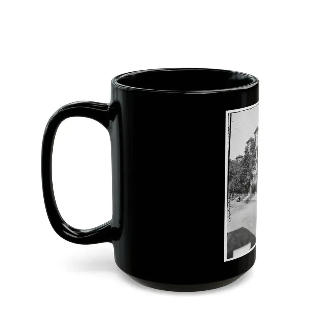 Charleston, S.C. Roper's Hospital; A Closer View (U.S. Civil War) Black Coffee Mug - Go Mug Yourself