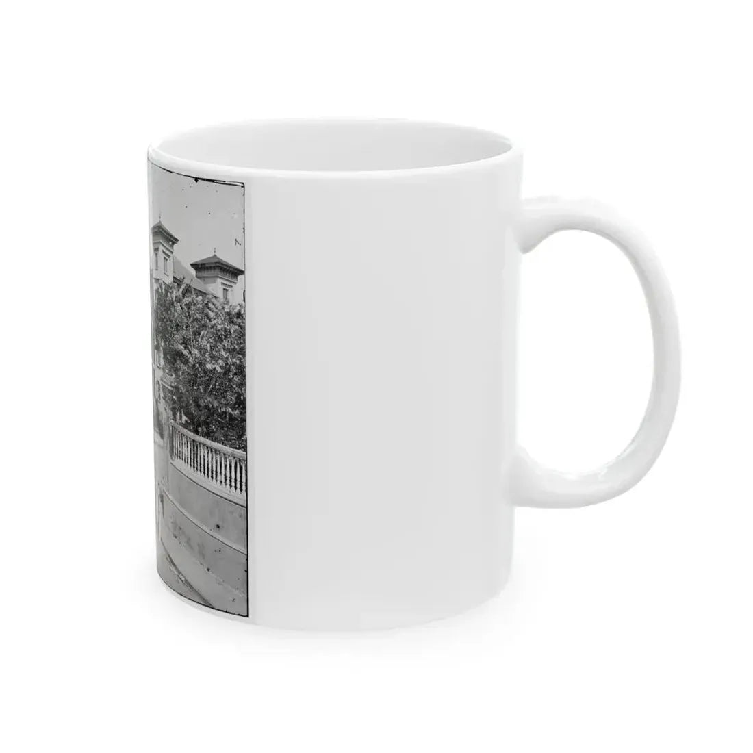 Charleston, S.C. Roper's Hospital; A Closer View (U.S. Civil War) White Coffee Mug - Go Mug Yourself