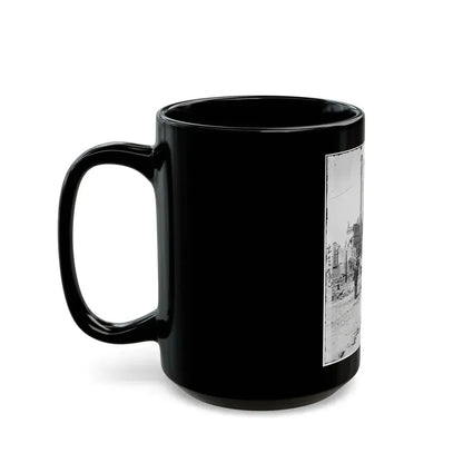 Charleston, S.C. Ruins Of The North Eastern Railroad Depot (U.S. Civil War) Black Coffee Mug - Go Mug Yourself