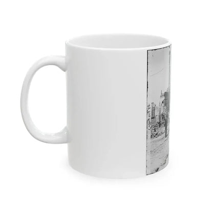 Charleston, S.C. Ruins Of The North Eastern Railroad Depot (U.S. Civil War) White Coffee Mug - Go Mug Yourself