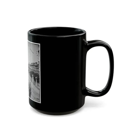Charleston, S.C. South Battery; Dismantled Blakely Gun In Foreground (U.S. Civil War) Black Coffee Mug - Go Mug Yourself