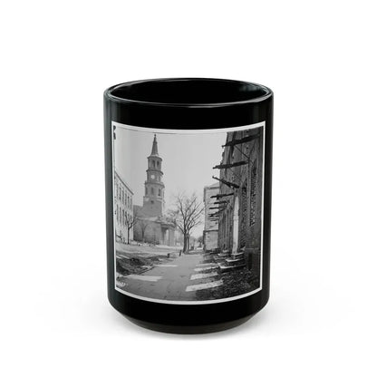 Charleston, S.C. St. Michael's Church (U.S. Civil War) Black Coffee Mug 15oz - Go Mug Yourself
