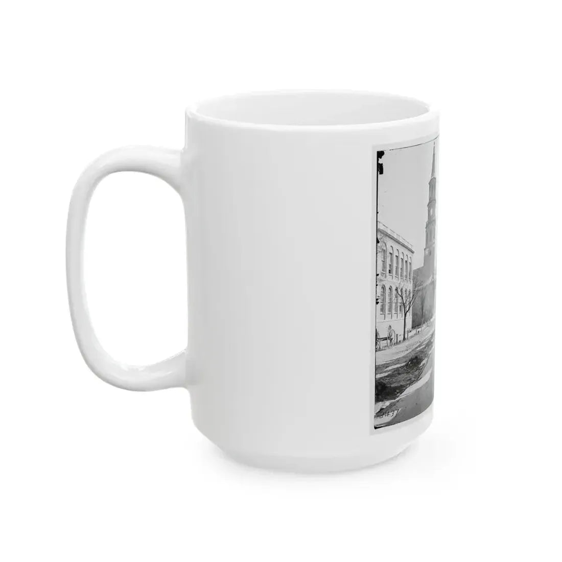 Charleston, S.C. St. Michael's Church (U.S. Civil War) White Coffee Mug - Go Mug Yourself
