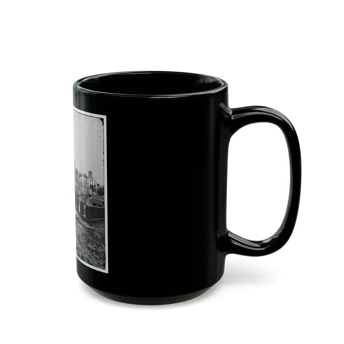 Charleston, S.C. The Citadel Seen Across Marion Square (U.S. Civil War) Black Coffee Mug - Go Mug Yourself