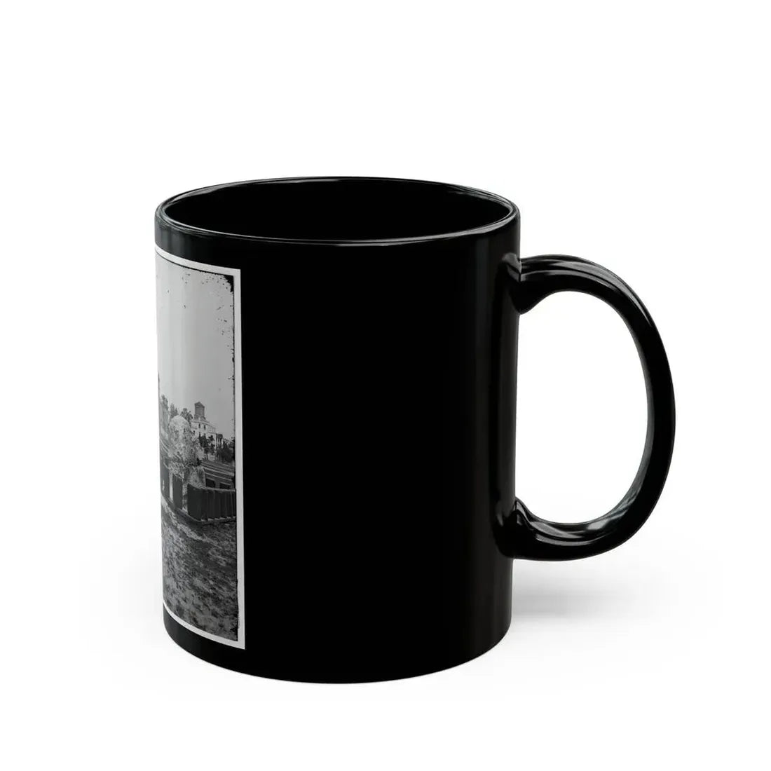 Charleston, S.C. The Citadel Seen Across Marion Square (U.S. Civil War) Black Coffee Mug - Go Mug Yourself